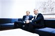 Marcus Wallenberg, chairman of the board of Saab, and incoming President and CEO Håkan Buskhe