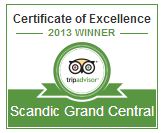 TripAdvisor 2013 Certificate of Excellence bild